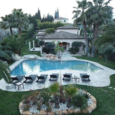 Luxueuse Villa Piscine Et Jacuzzi Saint-Paul-de-Vence Exterior foto