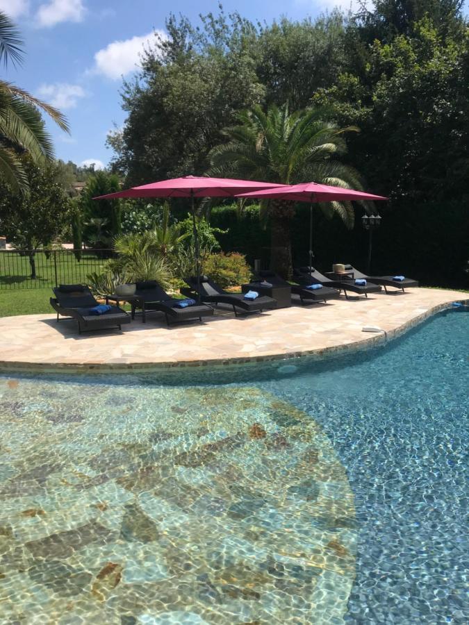 Luxueuse Villa Piscine Et Jacuzzi Saint-Paul-de-Vence Exterior foto
